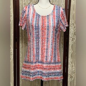 RUBY RD. 2 LAYER S/S TOP - SZ MEDIUM